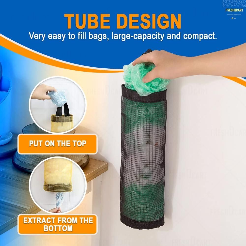 Foldable Breathable Hanging Trash Bags Holder