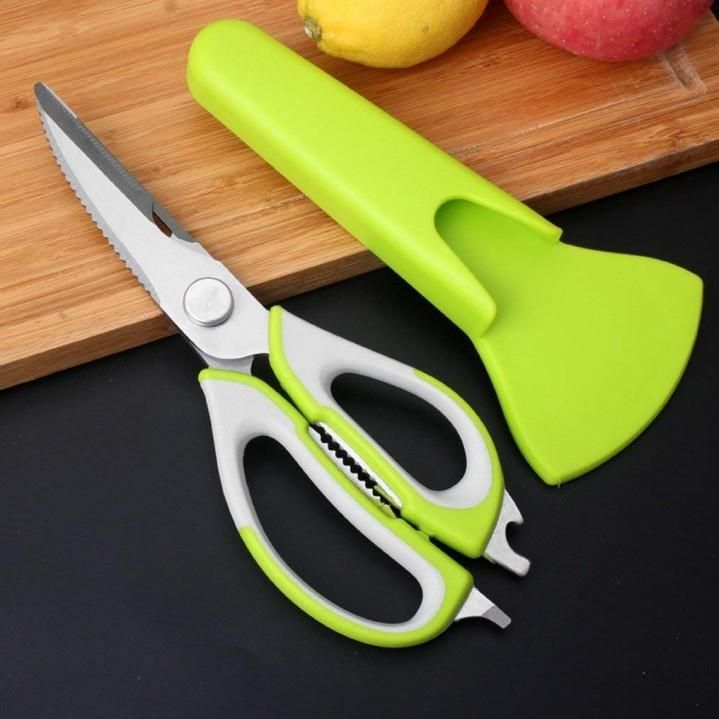 Kitchen Shears Heavy Duty Kitchen Scissors with Magnetic Holder, Dishwasher Safe Scissors All Purpose Come Apart Blade Made with Japanese Steel 4034 for Meat/Vegetables/BBQ/Herbs