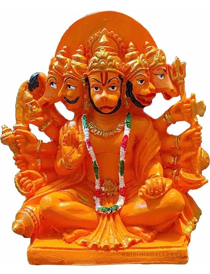 Panchmukhi Hanuman Ji Statue for Pooja Murti