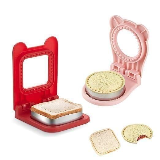 Uncrushable Sandwich Maker Cutters for Kids Lunch Mini Cookie Cutter