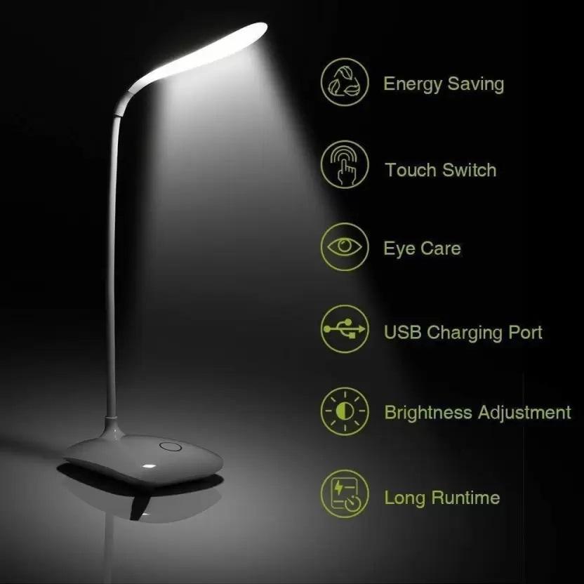 Rechargeable LED Touch On/Off Switch Desk Lamp