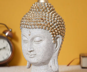 Decorative Buddha Head Polyresin Showpiece